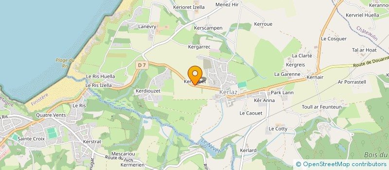 localisation de l'entreprise MONSIEUR AURELIEN TRAVERS à KERLAZ