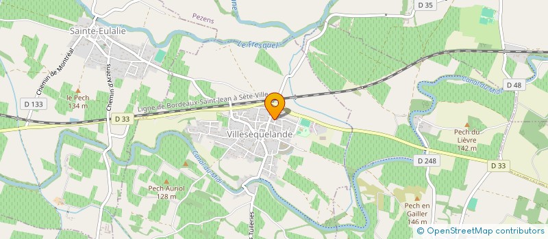 localisation de l'entreprise MONSIEUR AURELIEN TURCHETTO  VILLESEQUELANDE