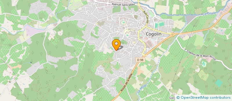 localisation de l'entreprise MONSIEUR AURELIEN VADAM  COGOLIN