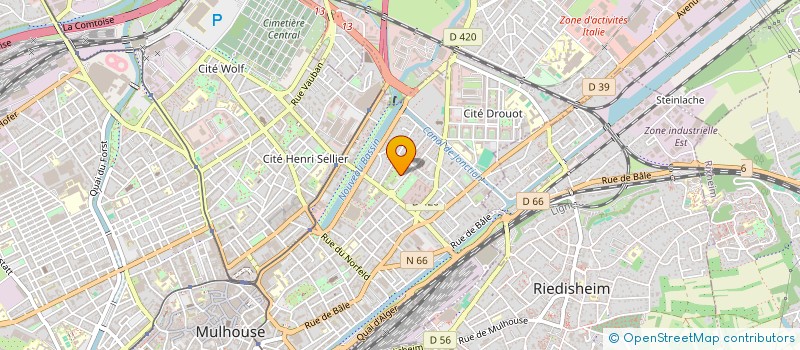 localisation de l'entreprise MONSIEUR AURELIEN VALLET  MULHOUSE