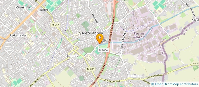 localisation de l'entreprise MONSIEUR AURELIEN VAN LAER  LYS-LEZ-LANNOY