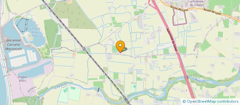 localisation de l'entreprise MONSIEUR AURELIEN VANESSE  PIOLENC