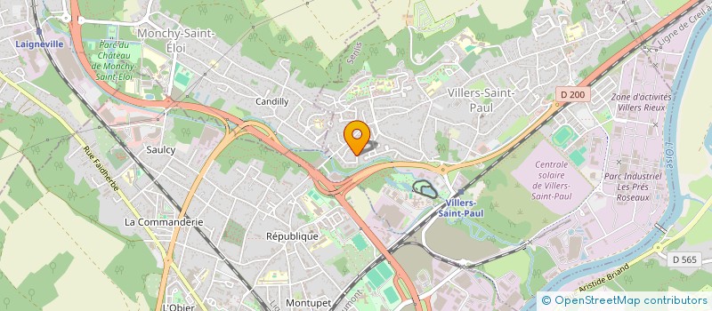 localisation de l'entreprise MONSIEUR AURELIEN VASSEUR  VILLERS-SAINT-PAUL