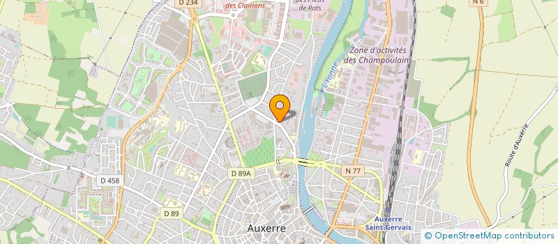 localisation de l'entreprise MONSIEUR AURELIEN VAURETTE  AUXERRE