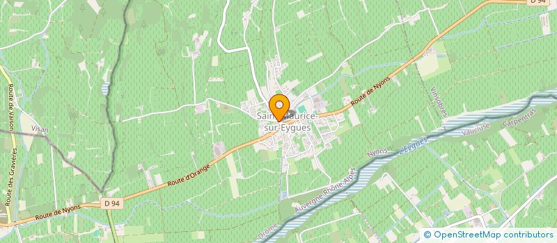 localisation de l'entreprise MONSIEUR AURELIEN VAYSON DE PRADENNE  MIRABEL-AUX-BARONNIES