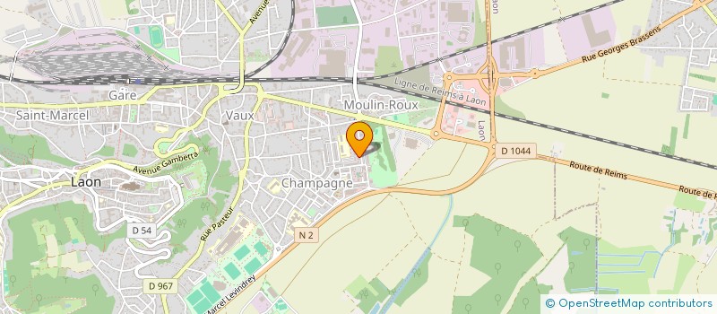 localisation de l'entreprise MONSIEUR AURELIEN VENANT à LAON