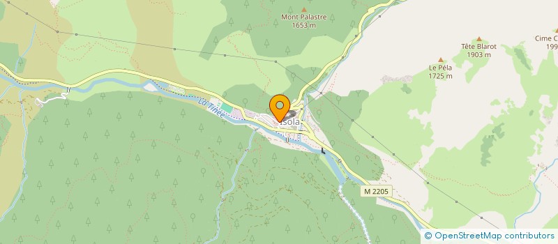 localisation de l'entreprise MONSIEUR AURELIEN VERAN  ISOLA