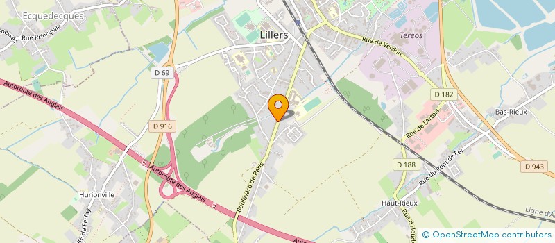 localisation de l'entreprise MONSIEUR AURELIEN VERLANDE à LILLERS