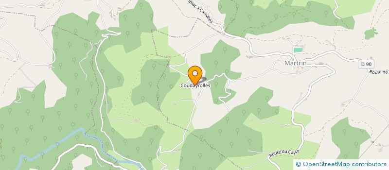 localisation de l'entreprise MONSIEUR AURELIEN VIALA  MARTRIN