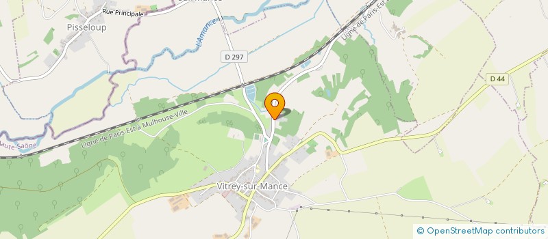 localisation de l'entreprise MONSIEUR AURELIEN VIENNEY  VITREY-SUR-MANCE