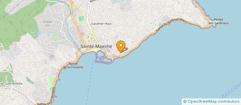 localisation de l'entreprise MONSIEUR AURELIEN VINCENT à SAINTE-MAXIME
