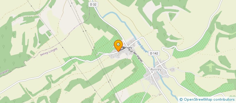 localisation de l'entreprise MONSIEUR AURELIEN WALCZAK  AVIREY-LINGEY