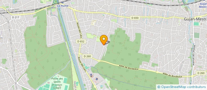 localisation de l'entreprise MONSIEUR AURELIEN WITDOECK  GUJAN-MESTRAS