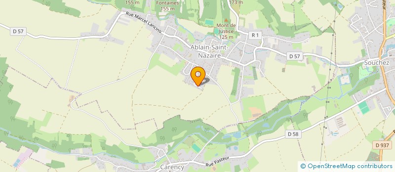 localisation de l'entreprise MONSIEUR AURELIEN WOJDA  ABLAIN-SAINT-NAZAIRE