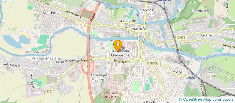 localisation de l'entreprise MONSIEUR AURELIEN-XAVIER AURELIEN NIMPHORT  CHARLEVILLE-MEZIERES