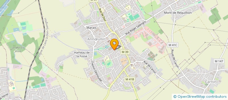 localisation de l'entreprise MONSIEUR AURELIEN YAMMINE  ANNULLIN