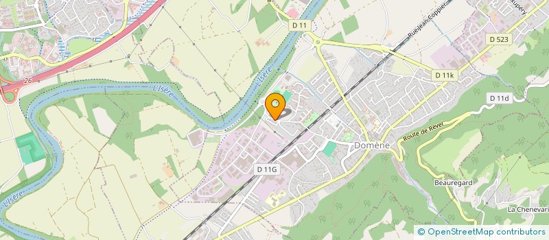 localisation de l'entreprise MONSIEUR AURELIEN ZAZA à DOMENE