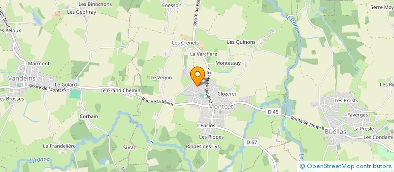 localisation de l'entreprise MONSIEUR AURELIENM MALLIAM  MONTCET