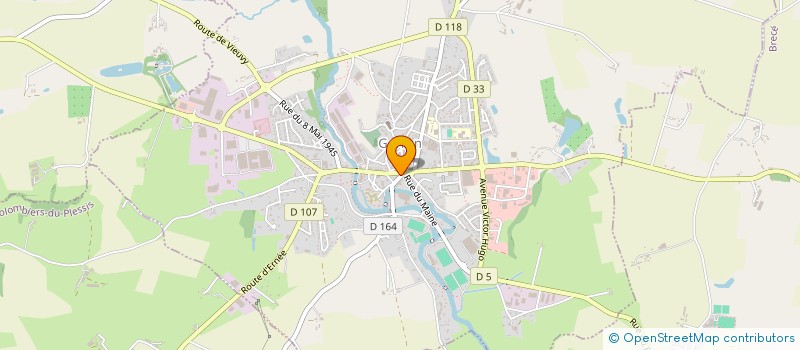 localisation de l'entreprise MONSIEUR AURELIENT FOURMOND  GORRON