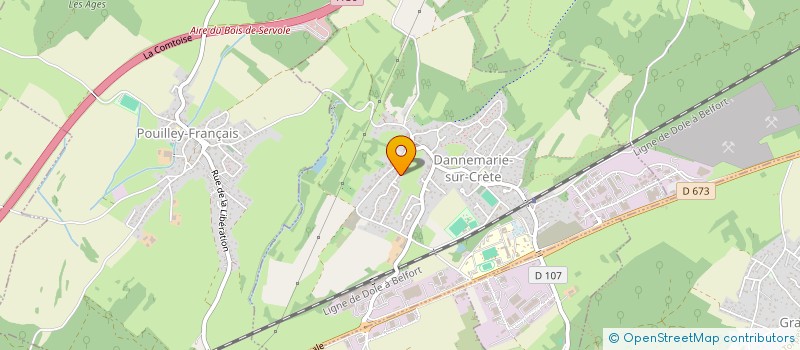 localisation de l'entreprise MONSIEUR AURELIO ALMEIDA MORAIS  FERRIERES-LES-BOIS