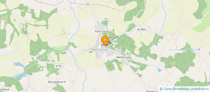 localisation de l'entreprise MONSIEUR AURELIO BREVIGLIERI  MELLIONNEC