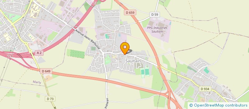 localisation de l'entreprise MONSIEUR AURELIO DEIANA  SAULTAIN