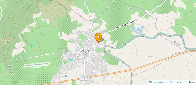 localisation de l'entreprise MONSIEUR AURELIO GRANDE à ARGELIERS