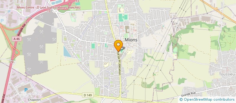 localisation de l'entreprise MONSIEUR AURELIO MIGLIO  MIONS