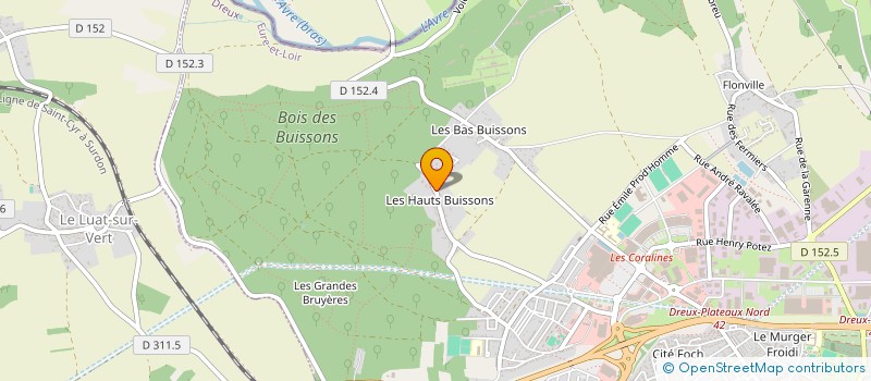 localisation de l'entreprise MONSIEUR AURELIO SILVA FREITAS LEITE à DREUX