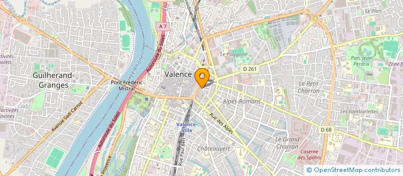 localisation de l'entreprise MONSIEUR AURELIO TAVERNIERE  VALENCE