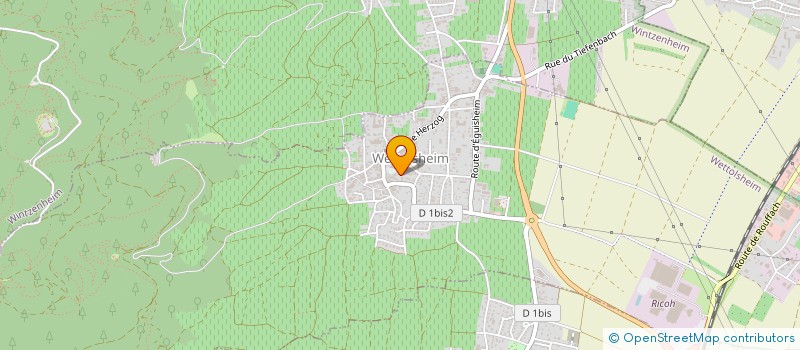 localisation de l'entreprise MONSIEUR AURELIO UNFER  BOLLWILLER