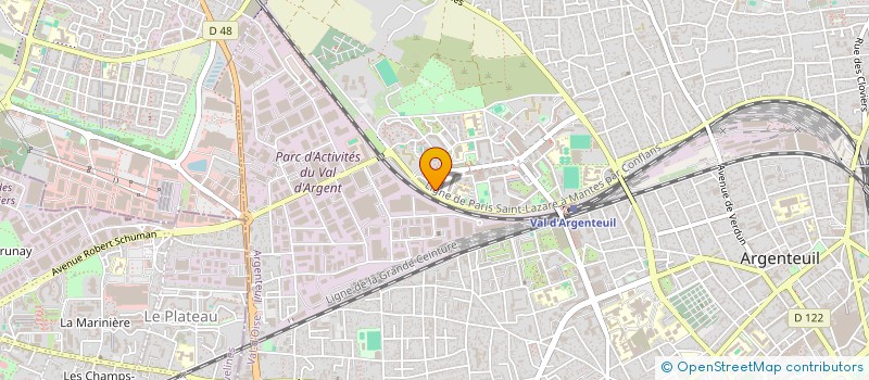 localisation de l'entreprise MONSIEUR AURELIUSZ AUGUSTYNIAK  ARGENTEUIL