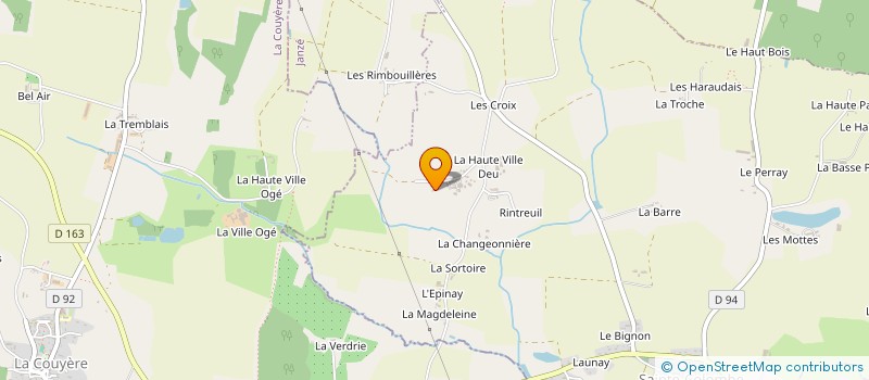 localisation de l'entreprise MONSIEUR AURELLIEN DEBROIZE  SAINTE-COLOMBE