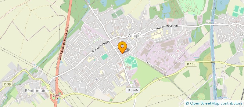 localisation de l'entreprise MONSIEUR AURIEL METONOU  WINGLES