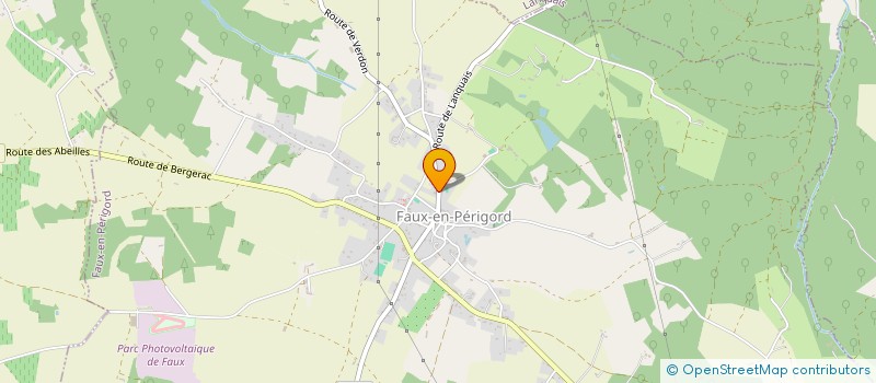 localisation de l'entreprise MONSIEUR AURLIEN AUBIER  FAUX