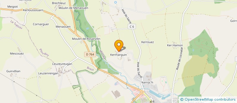 localisation de l'entreprise MONSIEUR AURLIEN LE GALLIC  SIZUN