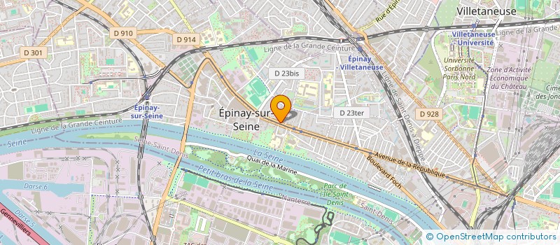 localisation de l'entreprise MONSIEUR AURO SHARLON LUCIEN à EPINAY-SUR-SEINE