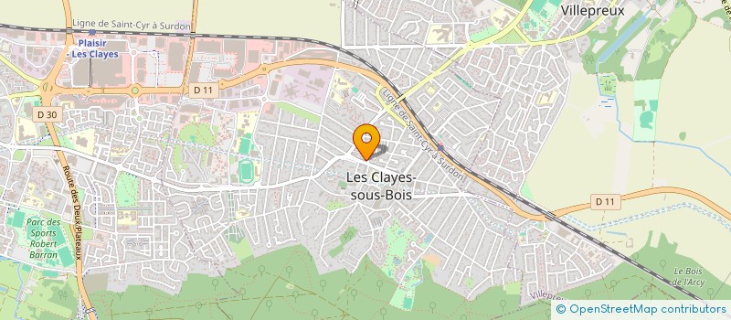 localisation de l'entreprise MONSIEUR AUSTINE OTAPONMOYI à LES CLAYES-SOUS-BOIS