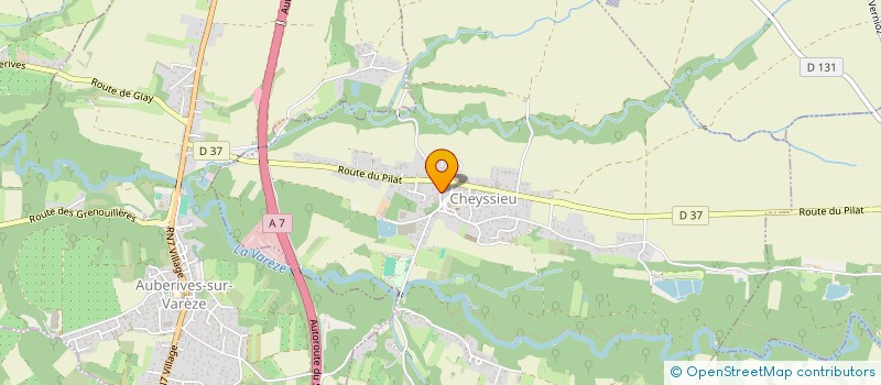 localisation de l'entreprise MONSIEUR AUXANE SOARES  CHEYSSIEU