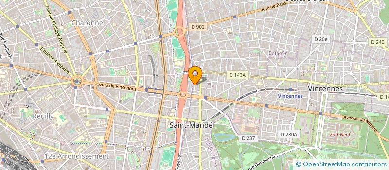 localisation de l'entreprise MONSIEUR AUXENCE LAPLANCHE  SAINT-MANDE