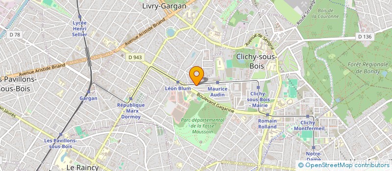 localisation de l'entreprise MONSIEUR AUZUBILLAH ARAB à CLICHY-SOUS-BOIS