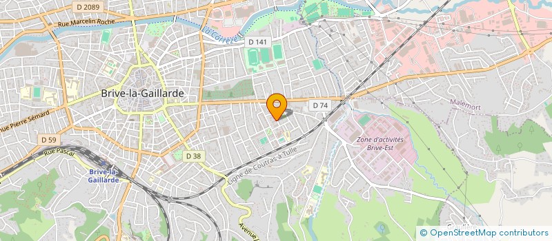 localisation de l'entreprise MONSIEUR AVCI VEYSEL  BRIVE-LA-GAILLARDE