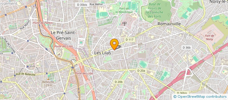 localisation de l'entreprise MONSIEUR AVEDIS ABRILIAN à LES LILAS