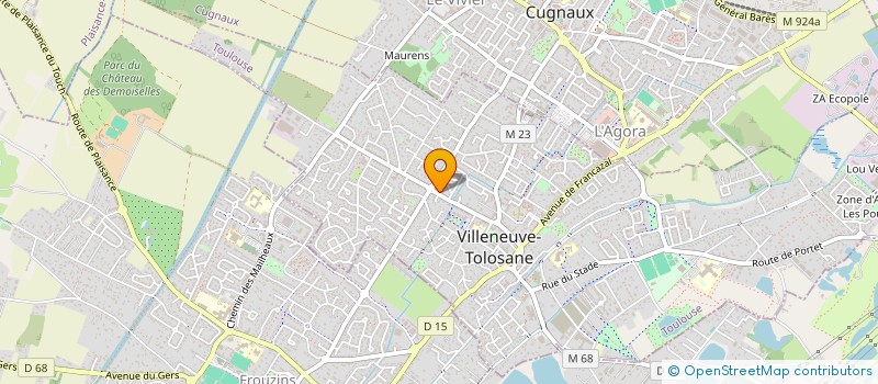 localisation de l'entreprise MONSIEUR AVELINO ANTUNES DE OLIVEIRA à VILLENEUVE-TOLOSANE