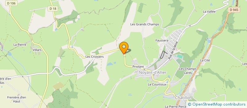 localisation de l'entreprise MONSIEUR AVELINO BERRELHA LOPES  SOUVIGNY