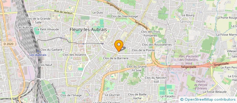 localisation de l'entreprise MONSIEUR AVELINO COELHO à ORLEANS