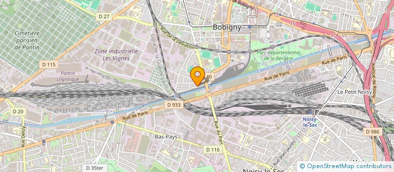 localisation de l'entreprise MONSIEUR AVELINO DE SOUSA à BOBIGNY