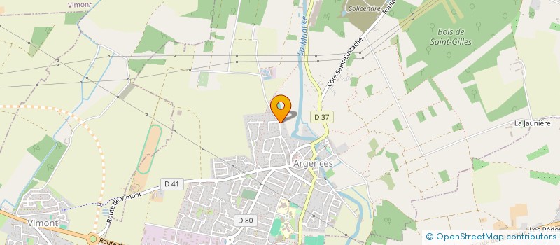 localisation de l'entreprise MONSIEUR AVELINO HERMON  ARGENCES