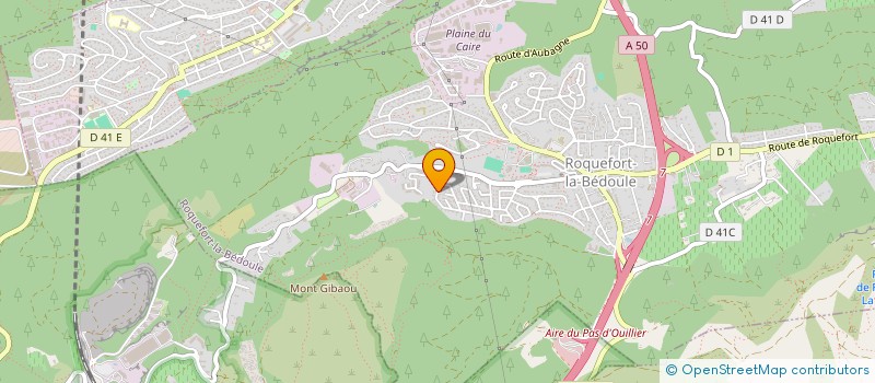 localisation de l'entreprise MONSIEUR AVELINO MARTIN  ROQUEFORT-LA-BEDOULE