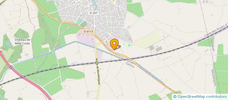 localisation de l'entreprise MONSIEUR AVELINO SILVA DE SOUSA  BOUILLARGUES